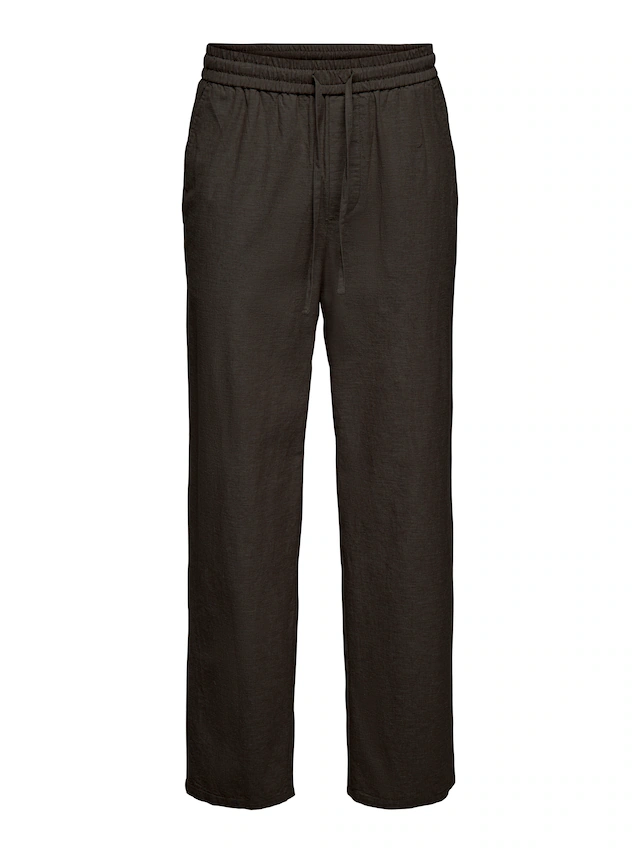 ONLY & SONS Schlupfhose »ONSSINUS LOOSE 0007 COT LIN PANT NOOS« Baumwolle mit Leinen, locker geschnitten