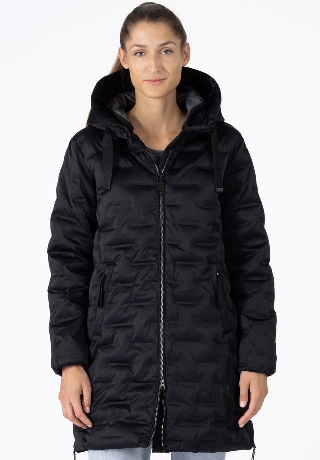 LPO Steppjacke »MARA II LONG« mit Kapuze auch in Großen Größen erhältlich