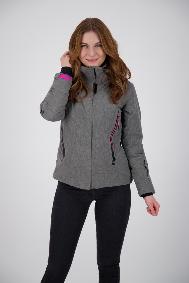DEPROC Active Winterjacke »CALGARY WINTER Women« mit Kapuze weiche Skijacke in sportlicher Optik