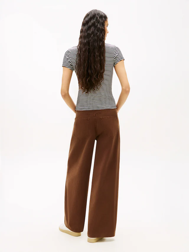 Tommy Jeans Kurzarmshirt »TJW 2PACK SLIM ESSENTIAL RIB SS« Packung, 2er-Pack, 2 tlg. mit gerippter Struktur, Rundhals