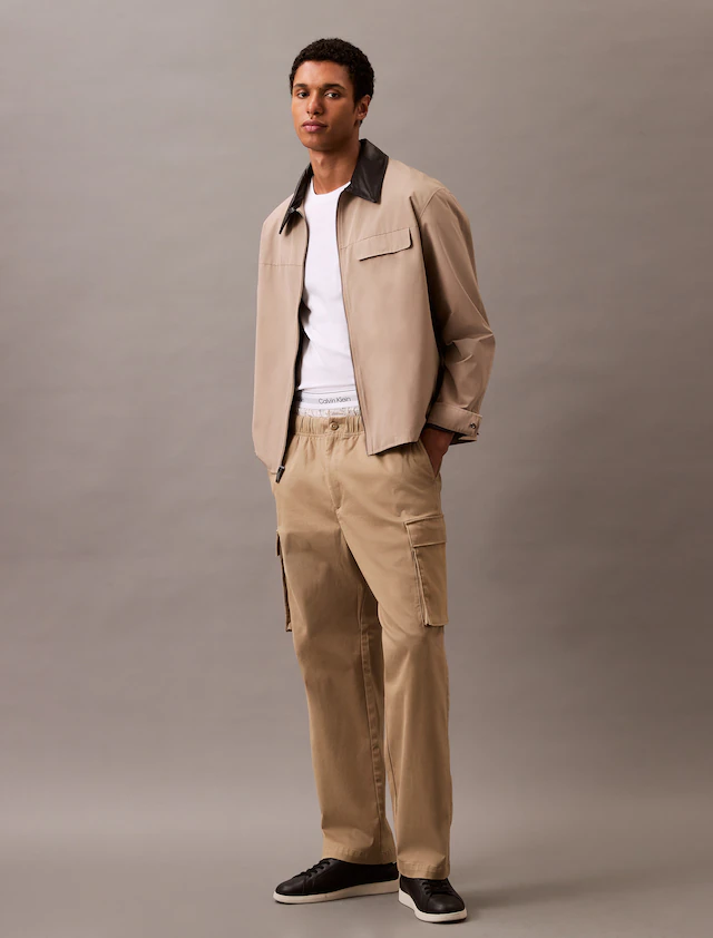 Calvin Klein Jeans Cargohose »CO PULL ON STRAIGHT CARGO PANT« in Unifarbe