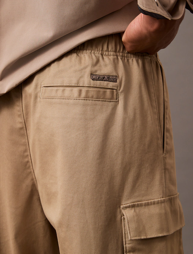 Calvin Klein Jeans Cargohose »CO PULL ON STRAIGHT CARGO PANT« in Unifarbe