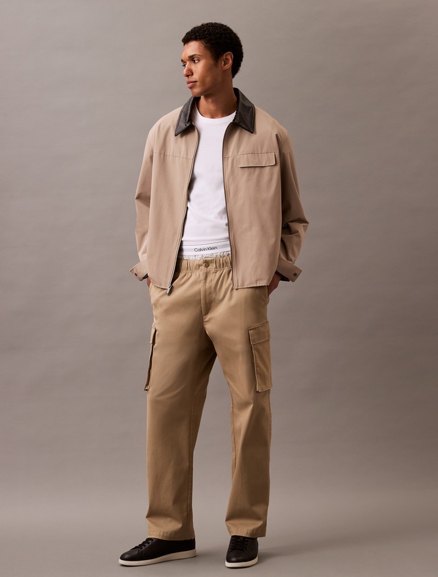 Calvin Klein Jeans Cargohose »CO PULL ON STRAIGHT CARGO PANT« in Unifarbe