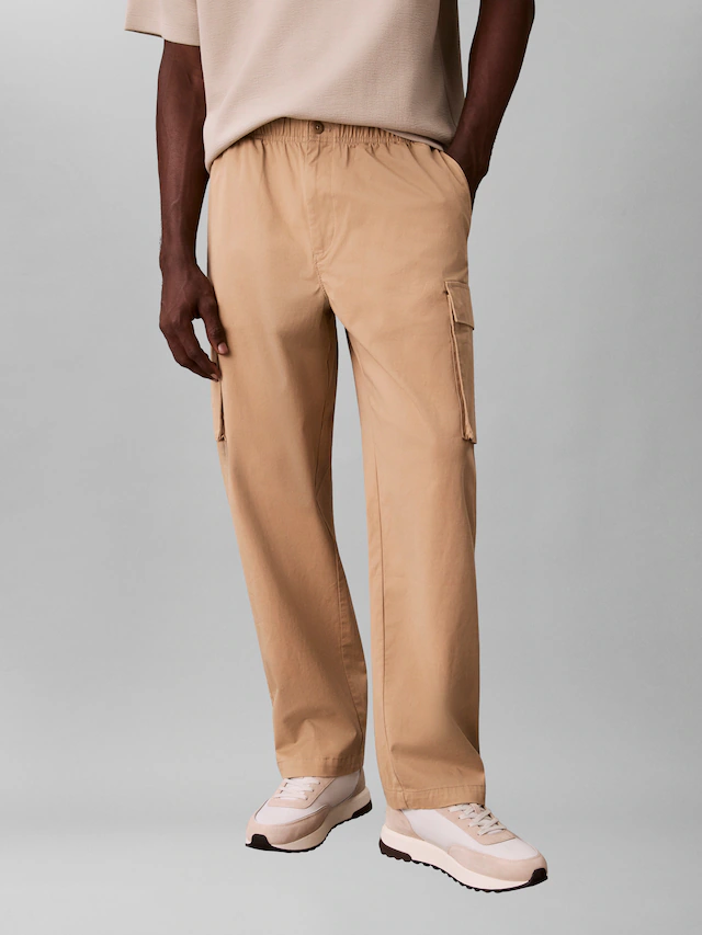 Calvin Klein Jeans Cargohose »CO PULL ON STRAIGHT CARGO PANT« in Unifarbe