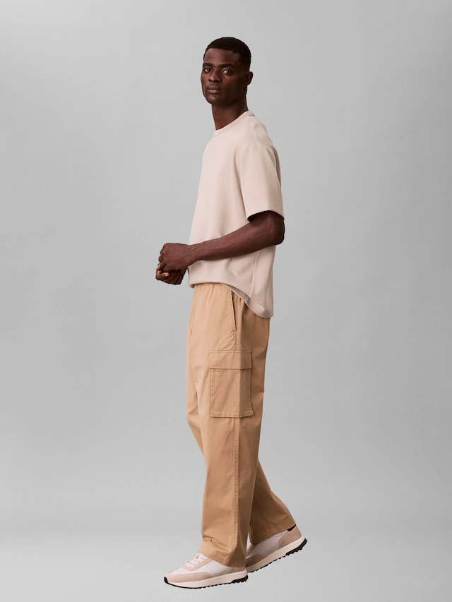 Calvin Klein Jeans Cargohose »CO PULL ON STRAIGHT CARGO PANT« in Unifarbe