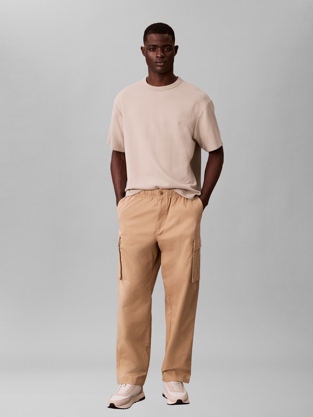 Calvin Klein Jeans Cargohose »CO PULL ON STRAIGHT CARGO PANT« in Unifarbe