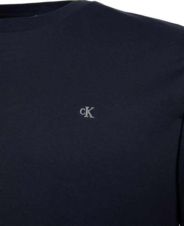 Calvin Klein Jeans T-Shirt »SS SMOOTH CTTN SOLID CREWNK TEE« mit Logo