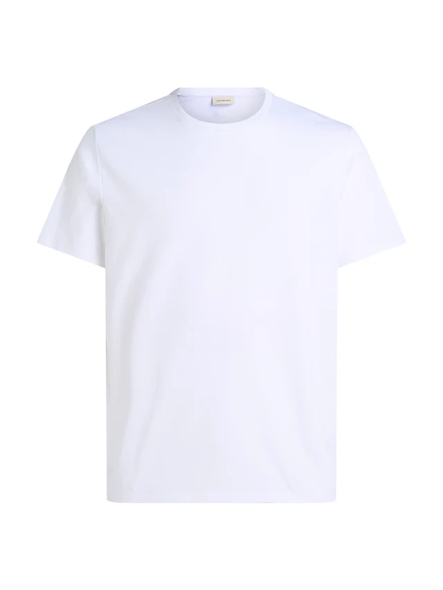 Calvin Klein Jeans T-Shirt »SS SMOOTH CTTN SOLID CREWNK TEE« mit Logo