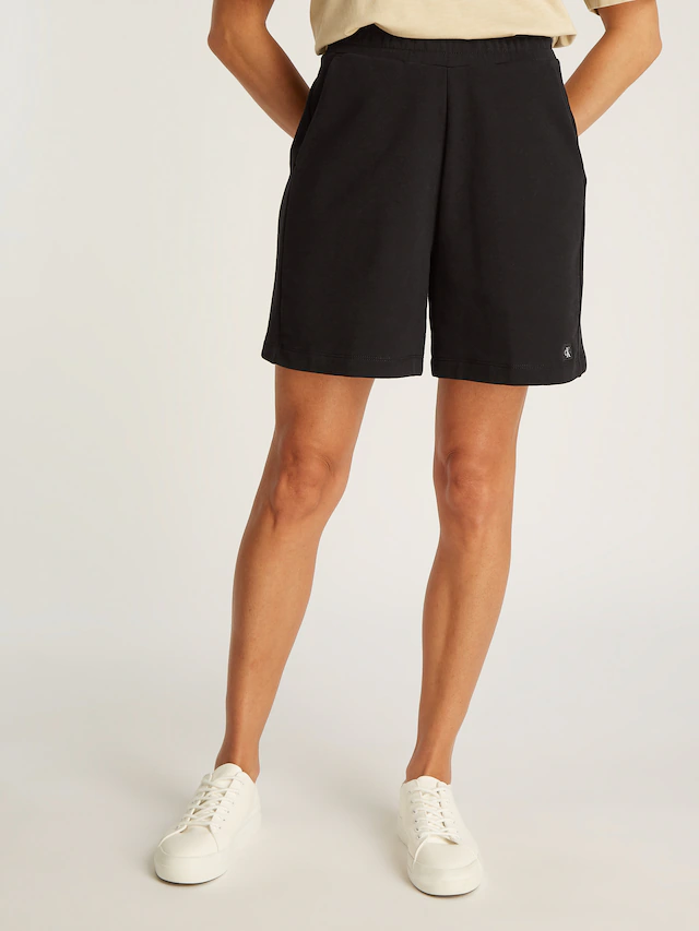Calvin Klein Jeans Sweatshorts »WOVEN LABEL SHORTS« mit Logo