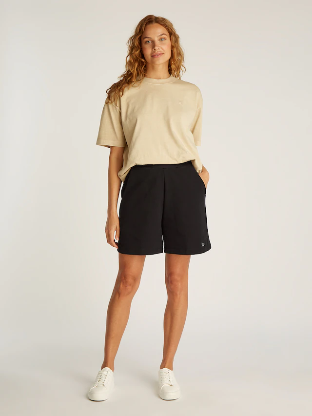 Calvin Klein Jeans Sweatshorts »WOVEN LABEL SHORTS« mit Logo