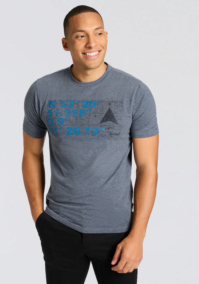 Killtec T-Shirt »KOS 254 MN TSHRT« mit Rundhalsausschnitt, Kurzarm-Design, schnell trocknend