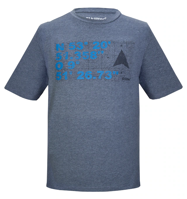 Killtec T-Shirt »KOS 254 MN TSHRT« mit Rundhalsausschnitt, Kurzarm-Design, schnell trocknend