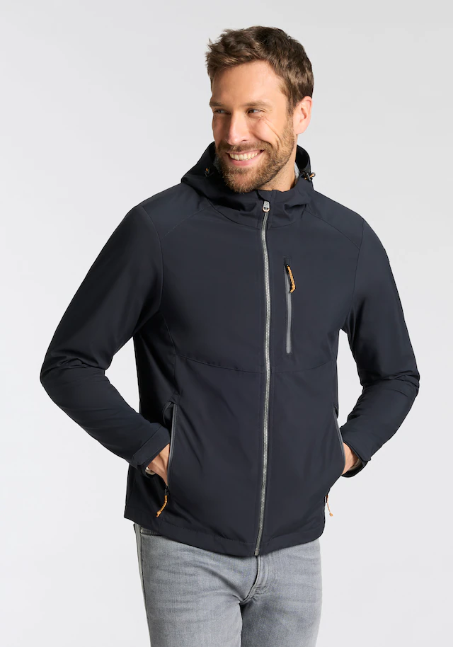 Killtec Softshelljacke »KOS 259 MN SFTSHLL JCKT« mit Kapuze windabweisend, atmungsaktiv, wasserdicht, schnell trocknend