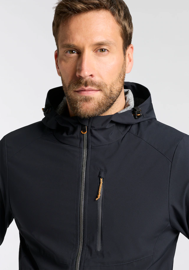 Killtec Softshelljacke »KOS 259 MN SFTSHLL JCKT« mit Kapuze windabweisend, atmungsaktiv, wasserdicht, schnell trocknend