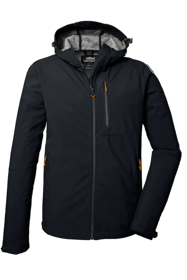 Killtec Softshelljacke »KOS 259 MN SFTSHLL JCKT« mit Kapuze windabweisend, atmungsaktiv, wasserdicht, schnell trocknend