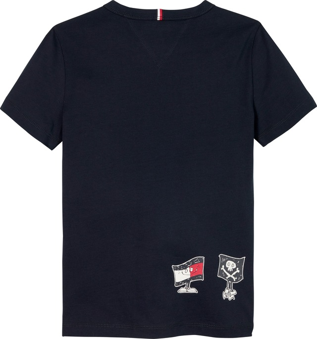 Tommy Hilfiger T-Shirt »FLAG FUN TEE SS« mit Grafik-Logo