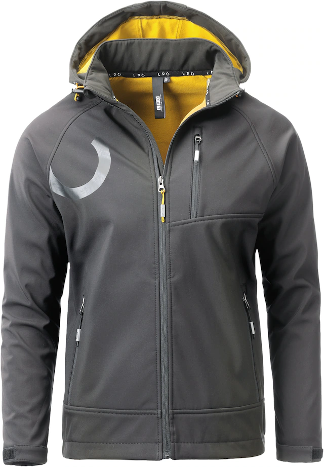 LPO Softshelljacke »ELLIOT PEAK II MEN« mit Kapuze auch in Großen Größen erhältlich