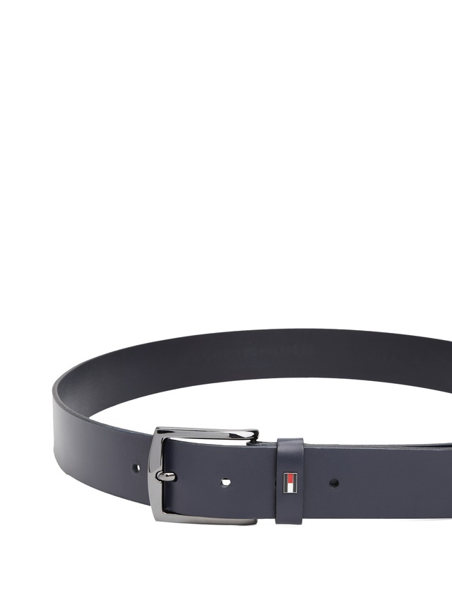 Tommy Hilfiger Ledergürtel »DENTON 3.5 cm breit EXT« Einfachdornschließe, Metalllogo