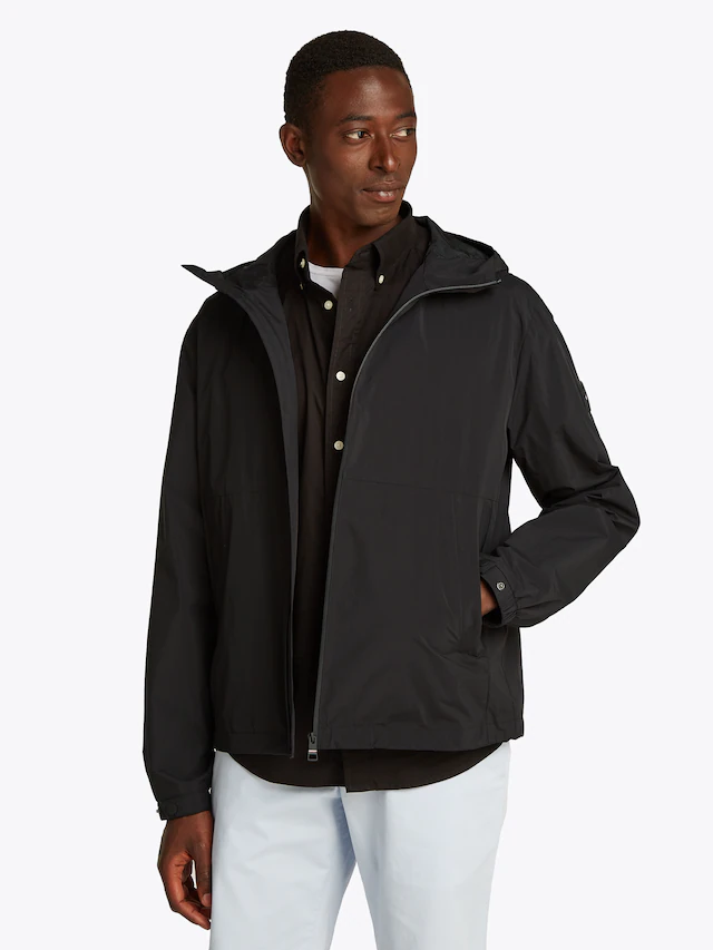 Tommy Hilfiger Kurzjacke »BRANDED HOODED JACKET« mit Kapuze