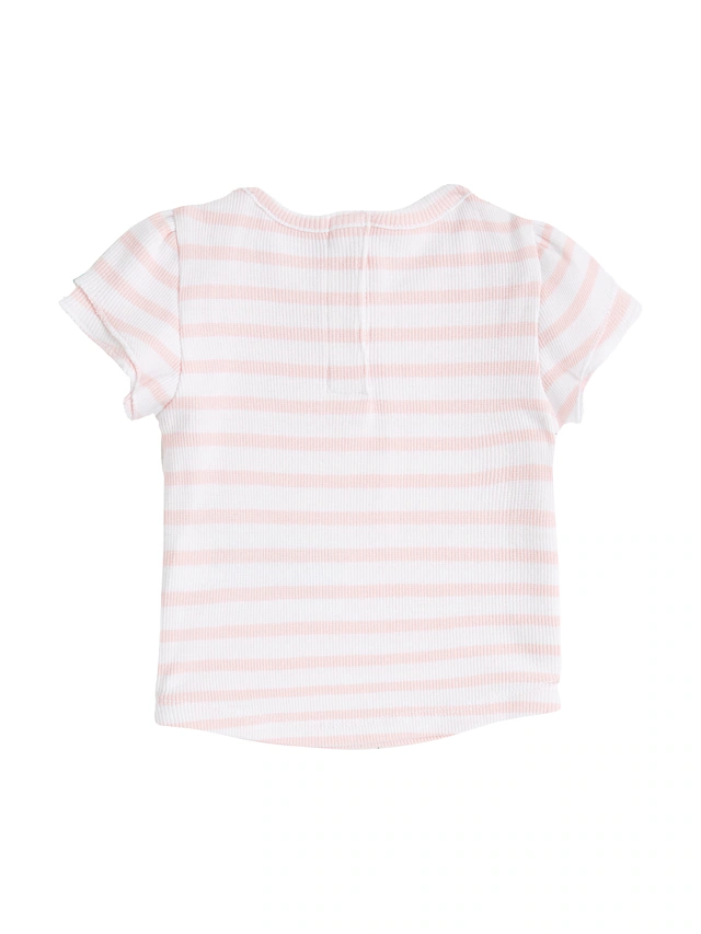 Tommy Hilfiger T-Shirt »STRIPED RIB TEE SS« mit Streifenmuster