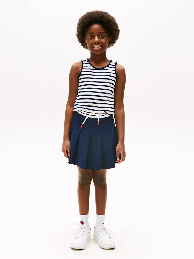Tommy Hilfiger Tanktop »ESSENTIAL RIB LACE TANK TOP« mit Spitze, mit Logostickerei