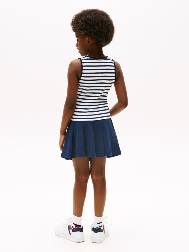 Tommy Hilfiger Tanktop »ESSENTIAL RIB LACE TANK TOP« mit Spitze, mit Logostickerei