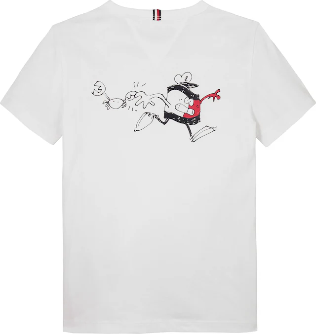 Tommy Hilfiger T-Shirt »FLAG FUN TEE SS« mit Grafik-Logo