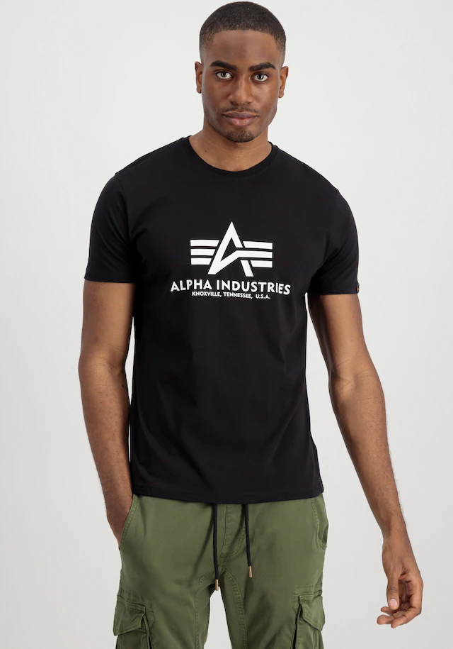 Alpha Industries Rundhalsshirt »Basic T 2 Pack« Set, 2 Stk.