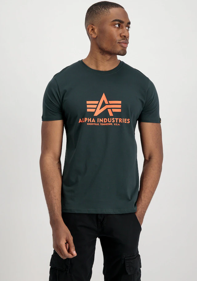 Alpha Industries Rundhalsshirt »Basic T 2 Pack« Set, 2 Stk.