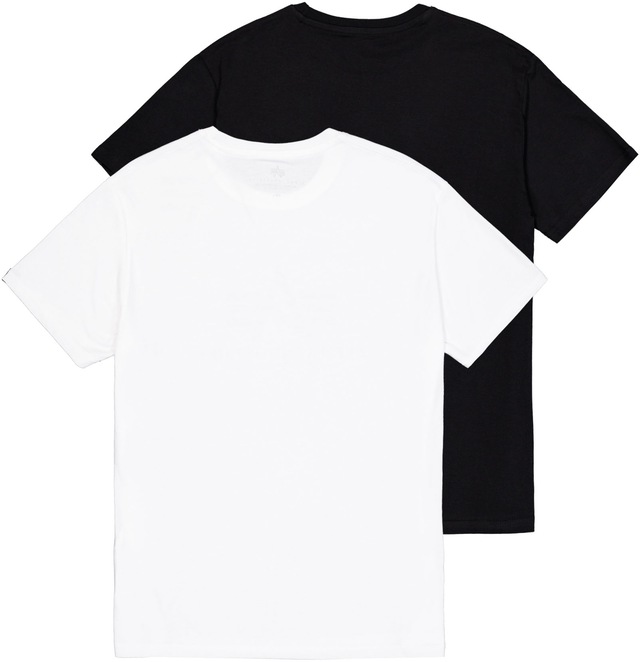 Alpha Industries Rundhalsshirt »Basic T 2 Pack« Set, 2 Stk.