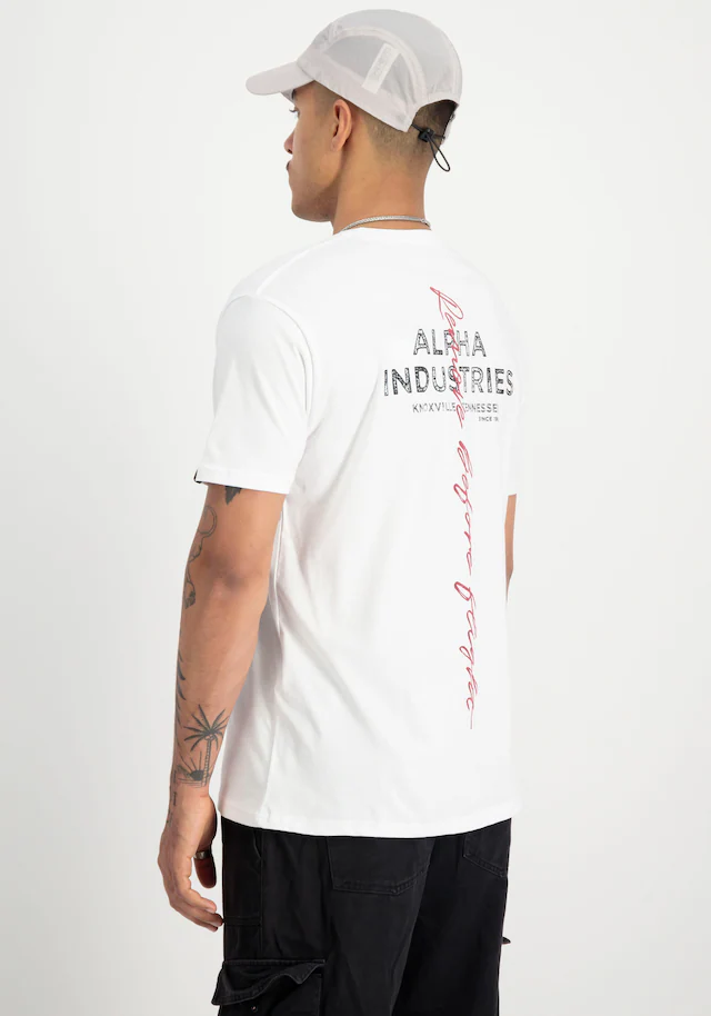 Alpha Industries Rundhalsshirt »Signature BP T« Baumwolle, regular fit
