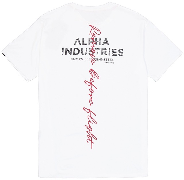 Alpha Industries Rundhalsshirt »Signature BP T« Baumwolle, regular fit