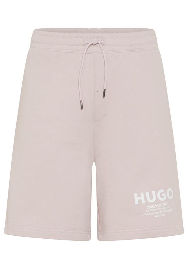 HUGO Sweatshorts »Nomario« mit großem Druck
