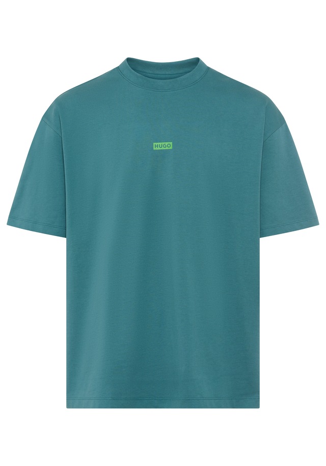 HUGO T-Shirt »Nalono« mit Logodruck, Oversized Look mit Backprint