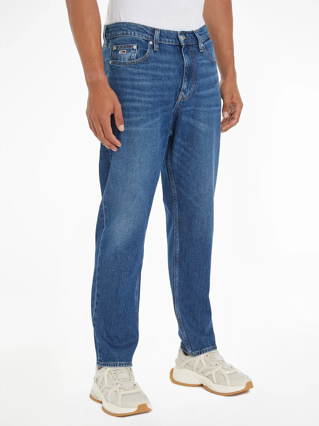 Tommy Jeans Gerade Jeans »Isaac Relaxed Tapered« Relaxed‑Fit‑Jeans mit konisch zulaufendem Bein