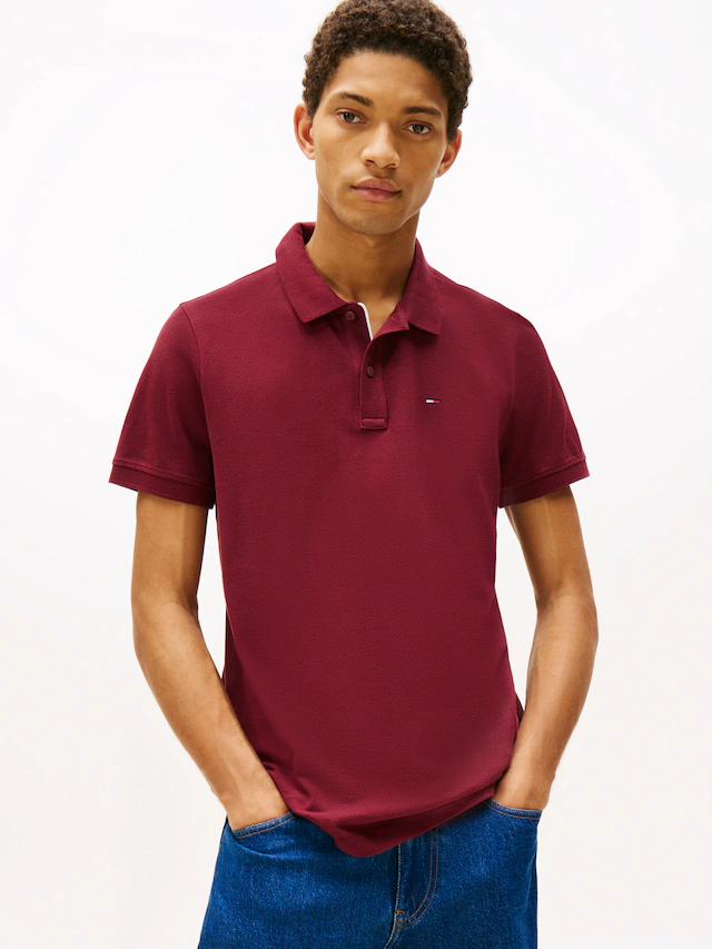Tommy Jeans Poloshirt »TJM SLIM PLACKET POLO EXT«
