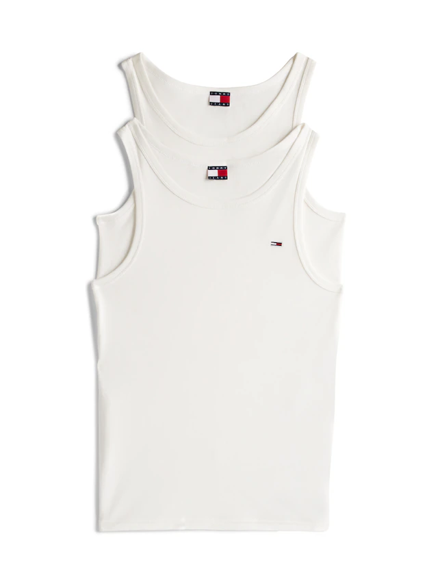 Tommy Jeans Tanktop »TJM XSLIM 2PCK RIB TANK EXT« Packung, 2er, 2 Stk. mit gerippter Struktur