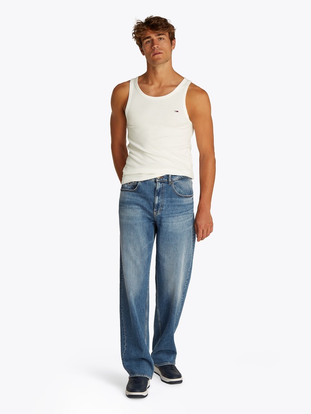Tommy Jeans Tanktop »TJM XSLIM 2PCK RIB TANK EXT« Packung, 2er, 2 Stk. mit gerippter Struktur