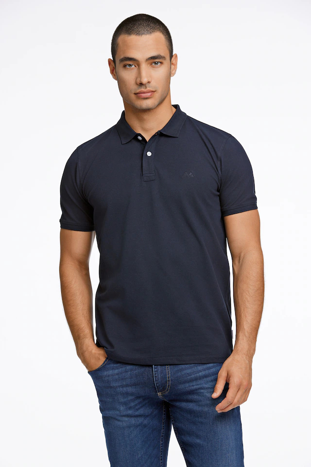 LINDBERGH Poloshirt mit Logostickerei
