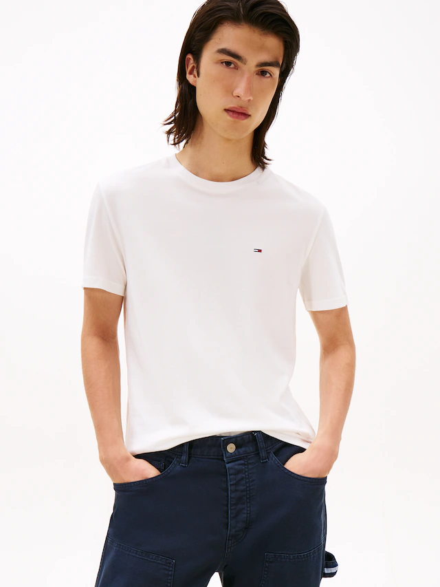 Tommy Jeans T-Shirt »TJM EXTRA SLIM 3 PACK« Packung, 3 Mit Rundhalsausschnitt