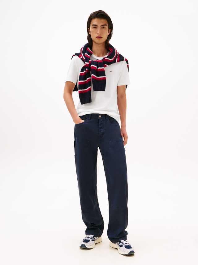 Tommy Jeans T-Shirt »TJM EXTRA SLIM 3 PACK« Packung, 3 Mit Rundhalsausschnitt