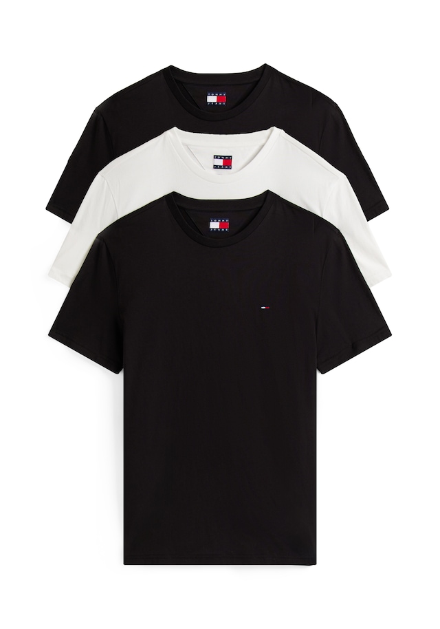 Tommy Jeans T-Shirt »TJM EXTRA SLIM 3 PACK« Packung, 3 Mit Rundhalsausschnitt