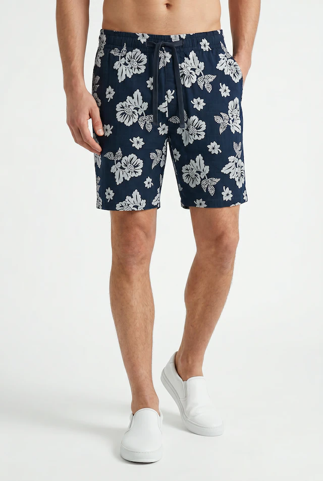 Tommy Jeans Shorts »TJM SLUB AOP BEACH SHORT EXT«