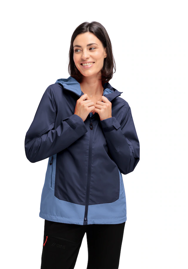 Maier Sports Regenjacke »D GG Allwetterjacke« mit Kapuze mit Handytasche, wasser- und winddicht, atmungsaktiv