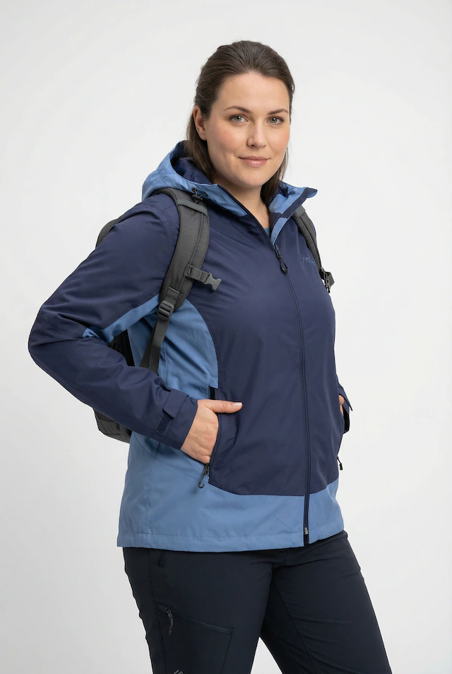 Maier Sports Regenjacke »D GG Allwetterjacke« mit Kapuze mit Handytasche, wasser- und winddicht, atmungsaktiv