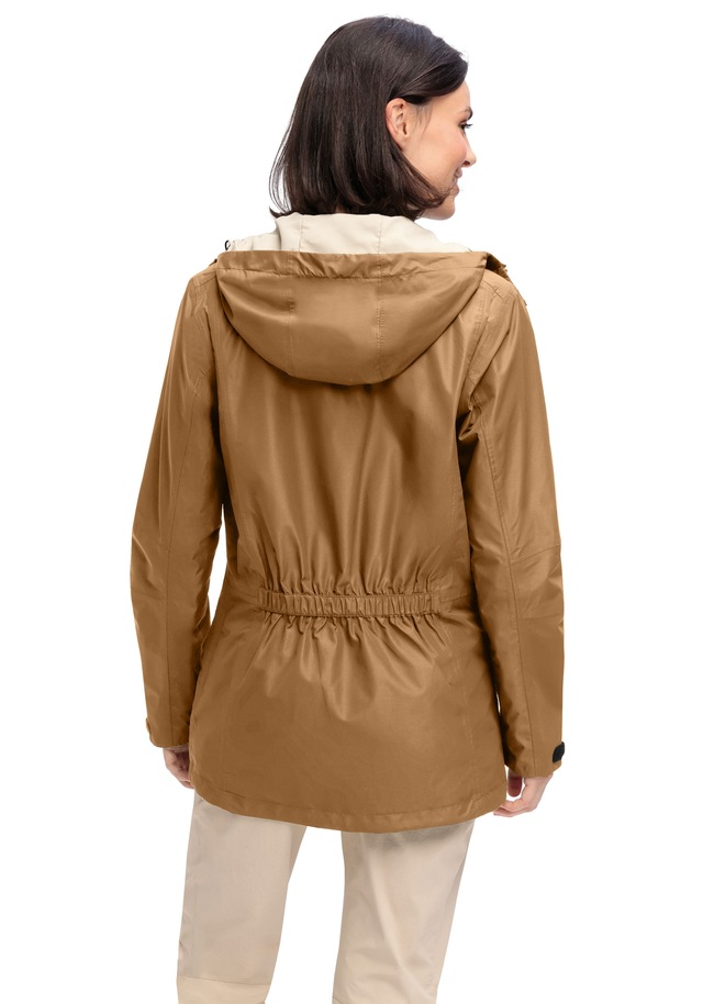 Maier Sports Allwetterjacke »Da-Jacke mTEX Brocken Long W« mit Kapuze mit Kapuze, wärmeisolierend, po-bedeckend, hinten länger geschnitten
