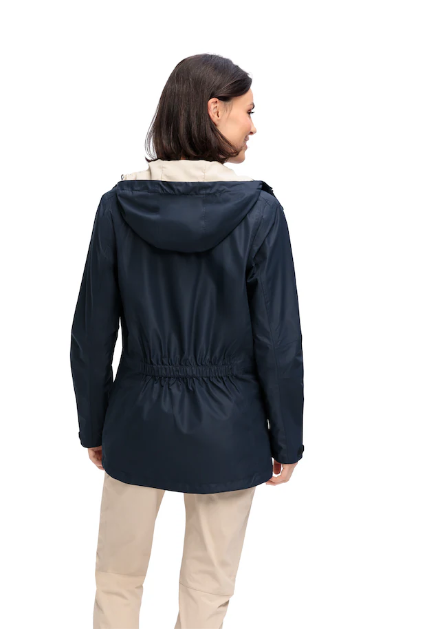 Maier Sports Allwetterjacke »Da-Jacke mTEX Brocken Long W« mit Kapuze mit Kapuze, wärmeisolierend, po-bedeckend, hinten länger geschnitten