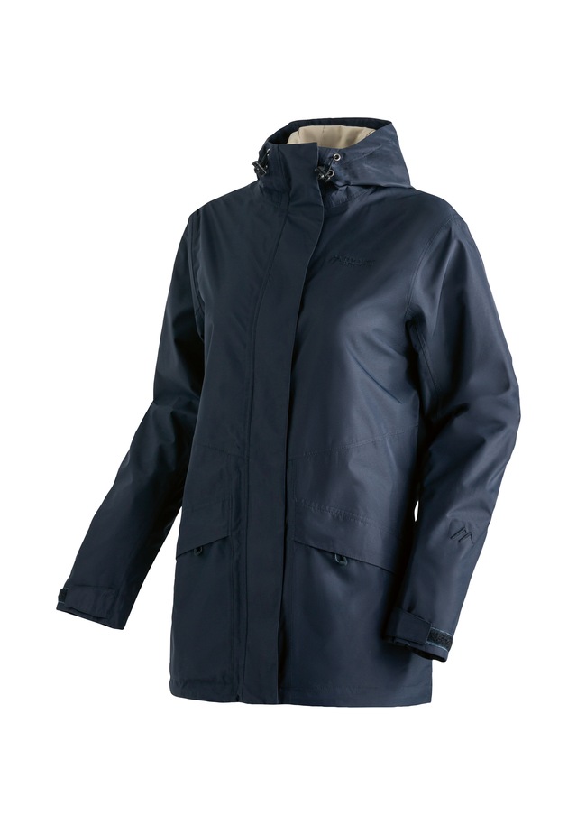 Maier Sports Allwetterjacke »Da-Jacke mTEX Brocken Long W« mit Kapuze mit Kapuze, wärmeisolierend, po-bedeckend, hinten länger geschnitten