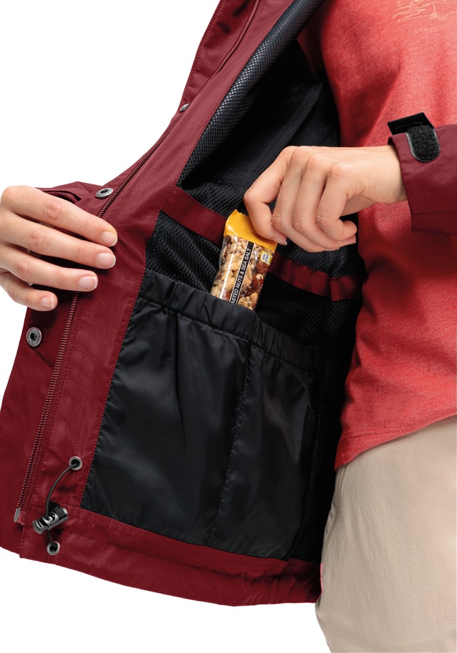 Maier Sports Allwetterjacke »Da-Jacke mTEX Brocken Long W« mit Kapuze mit Kapuze, wärmeisolierend, po-bedeckend, hinten länger geschnitten