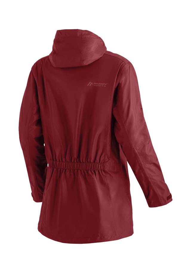 Maier Sports Allwetterjacke »Da-Jacke mTEX Brocken Long W« mit Kapuze mit Kapuze, wärmeisolierend, po-bedeckend, hinten länger geschnitten